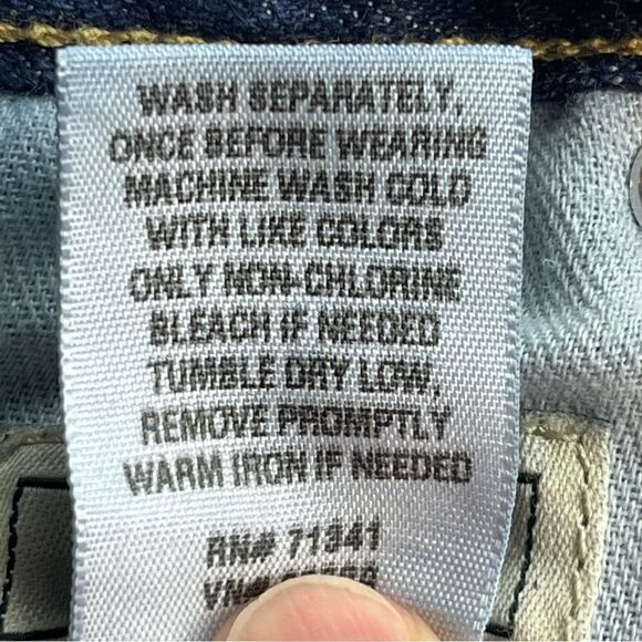 Girl's L.L. Bean Double Denim Jean Skirt Size 15 Blue - Picture 7 of 8